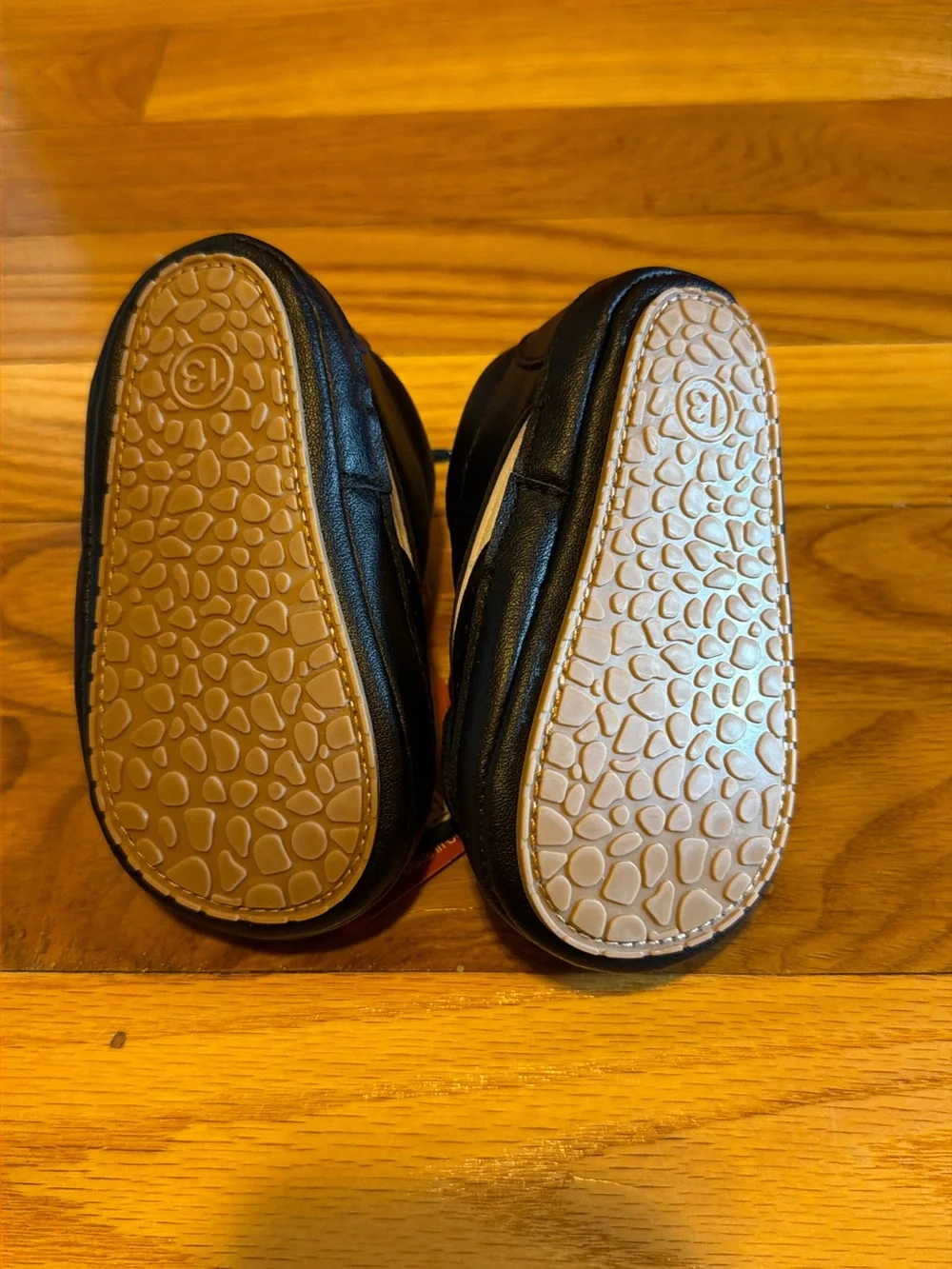 Black and White Baby Oxford Shoes